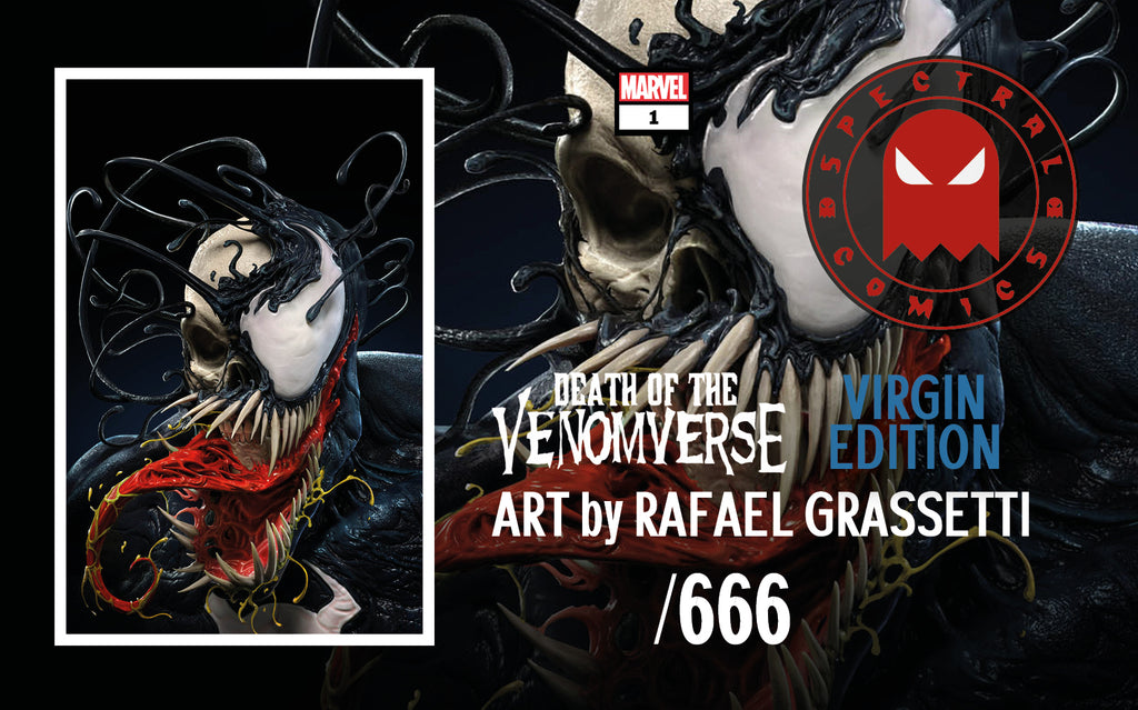 Death of Venomverse #1 Raf Grassetti Virgin Variant Set