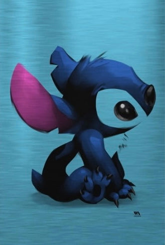 Lilo & Stitch #1 Huy Dinh Negative Space NYCC METAL Virgin Variant