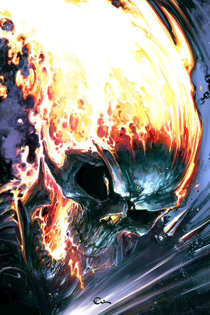 Ghost Rider #1 Clayton Crain NYCC Virgin Variant