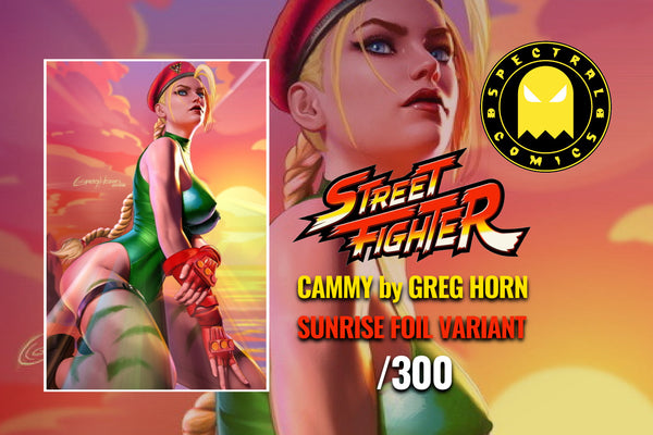 Street Fighter #1 Greg Horn Virgin & FOIL Variant Set – Spectral