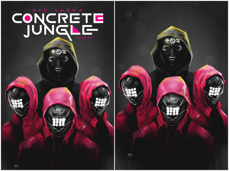 Concrete Jungle #1 Huy Dinh Virgin Variant Set