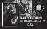 Maleficent #1 Gabriele Dell’Otto B&W Virgin Variant Set