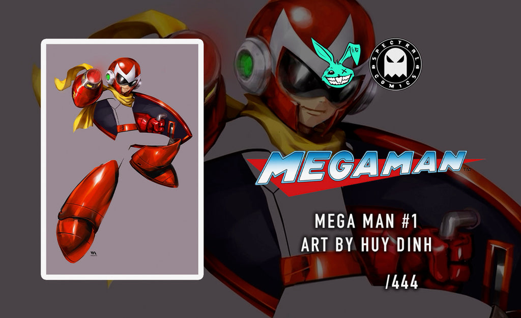 Mega Man #1 Huy Dinh Virgin Variant Set