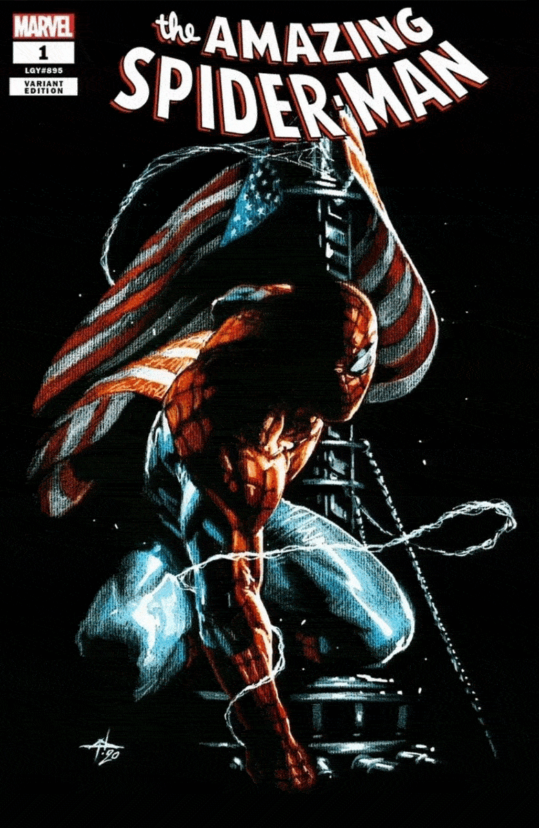 Amazing Spider-Man #1 Gabriele Dell’Otto USA Virgin Variant Set