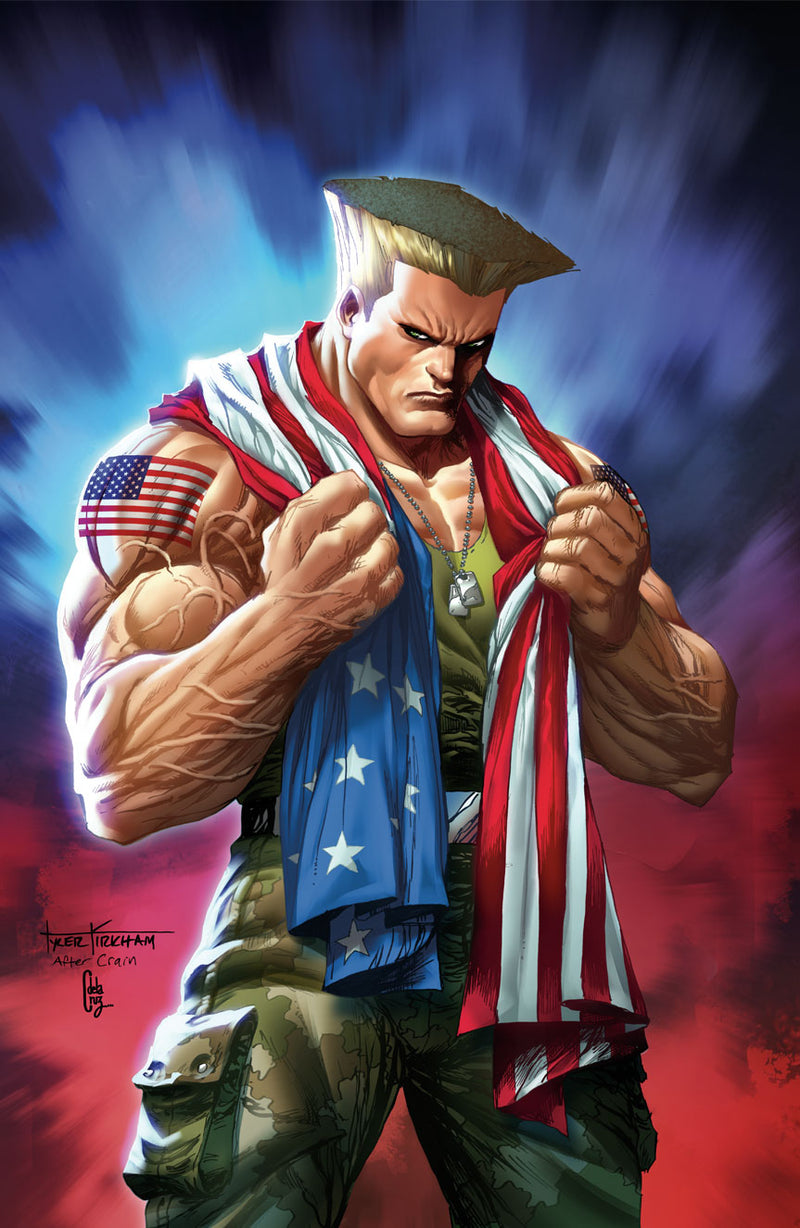 Street Fighter #1 Tyler Kirkham Guile Virgin Variant