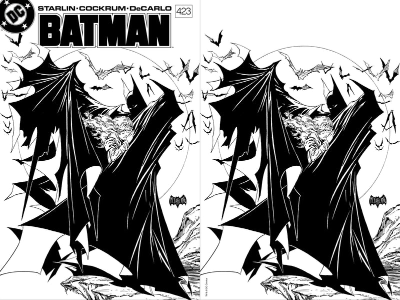 Batman #423 Todd McFarlane Original Art Variant Set