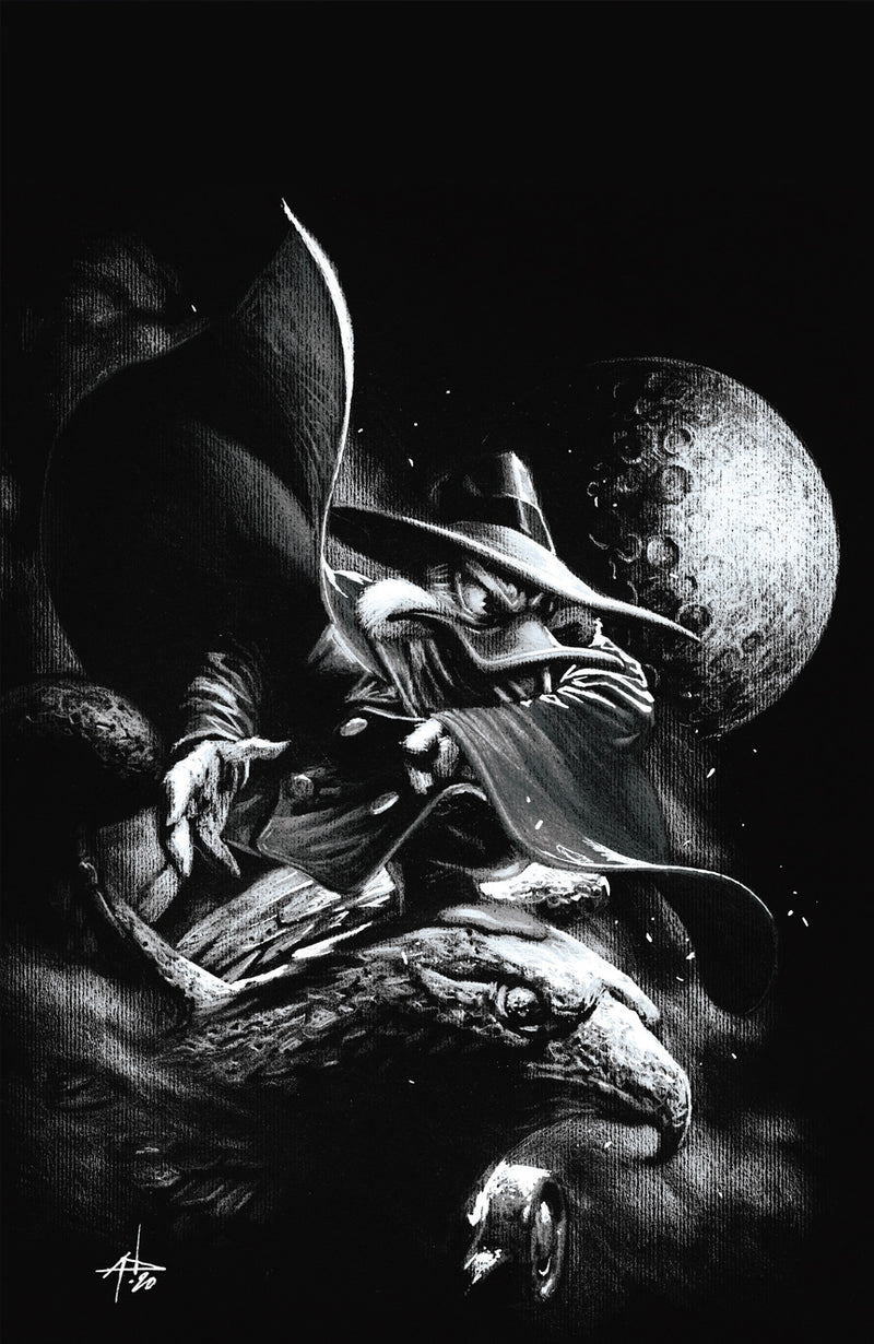 Darkwing Duck #1 Gabriele Dell’Otto B&W Virgin Variant