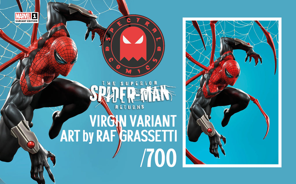 Superior Spider-Man Returns #1 Raf Grassetti Virgin Variant Set