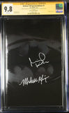 Batman 89 #1 Batman Returns Movie Poster FOIL Variant CGC SS 9.8 signed by Michael Keaton & Michelle Pfeiffer