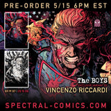 The Boys #1 Vincenzo Riccardi Virgin Variant Set