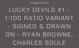 Lucky Devils #1 Frank Miller 1:100 signed & sketched Variant