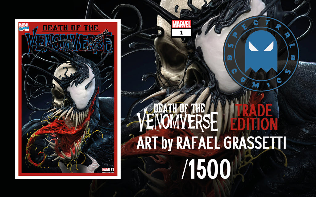 Death of Venomverse #1 Raf Grassetti Virgin Variant Set