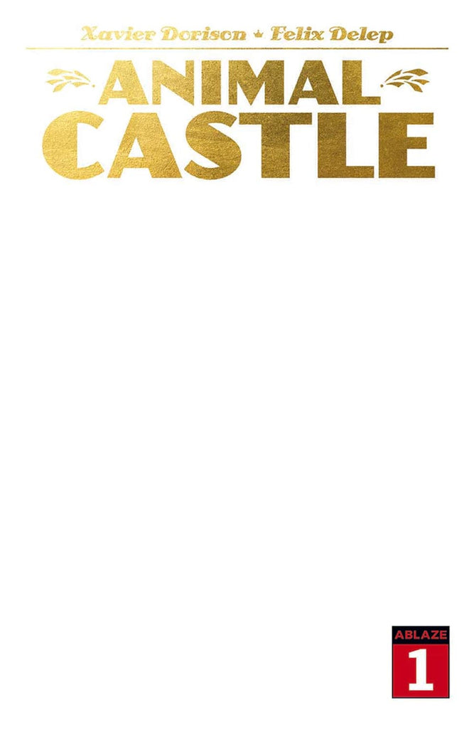 Animal Castle #1 Gold Foil Blank Sketch Variant