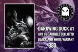 Darkwing Duck #1 Gabriele Dell’Otto B&W Virgin Variant